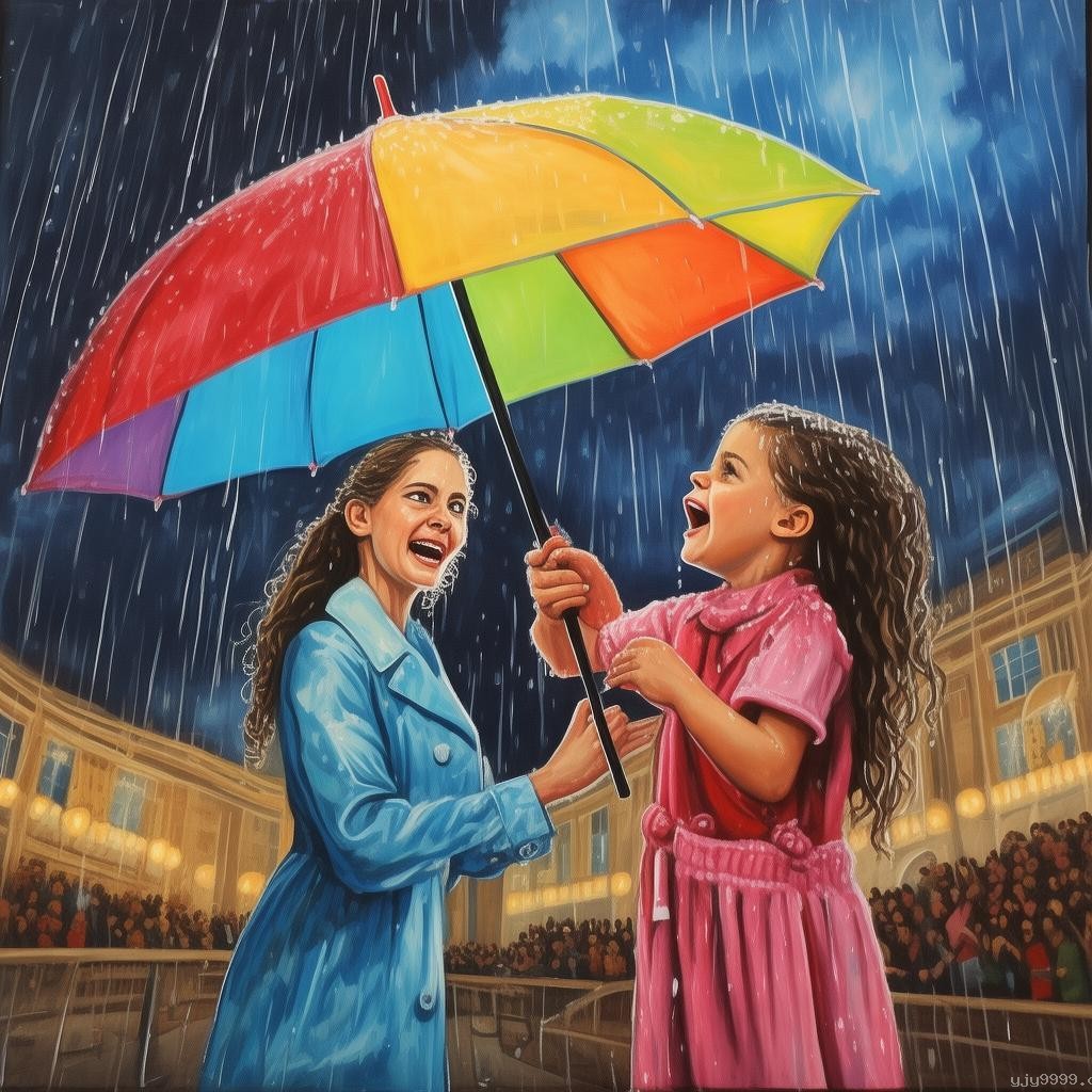 孩子淋雨演出老师打伞观看？假——问题解决方案